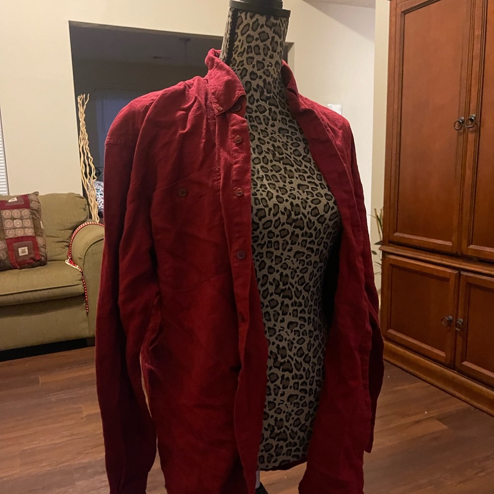 Red Whipper In Decorated Flannel